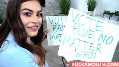 vote blue no matter who!